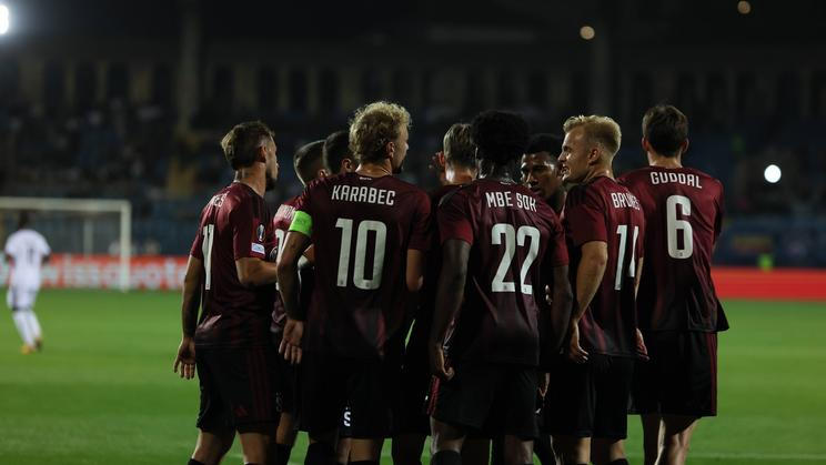 RECORD DATE NOT STATED UEFA Europa League: Ararat-Armenia v Sparta Praha YEREVAN, ARMENIA - SEPTEMBER 16: Tobias Guddal