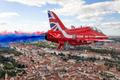 Red Arrows nad Hradem (září 2025)