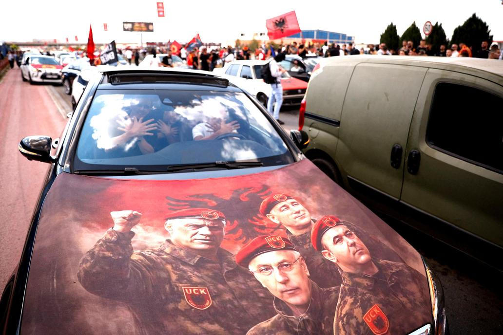 Protest after Kosovo's former President Thaci found guilty of war crimes