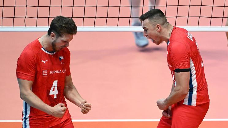 Matouš Drahoňovský a Lukáš Vašina na ME volejbalistů 2026