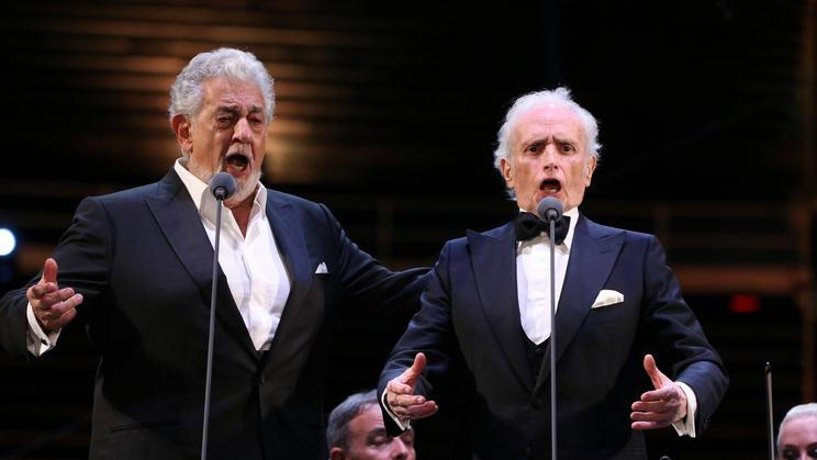 Spanish tenors Placido Domingo and Jose Carreras in Concert, Greece