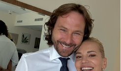 Pavel Nedvěd a Dara Rollins