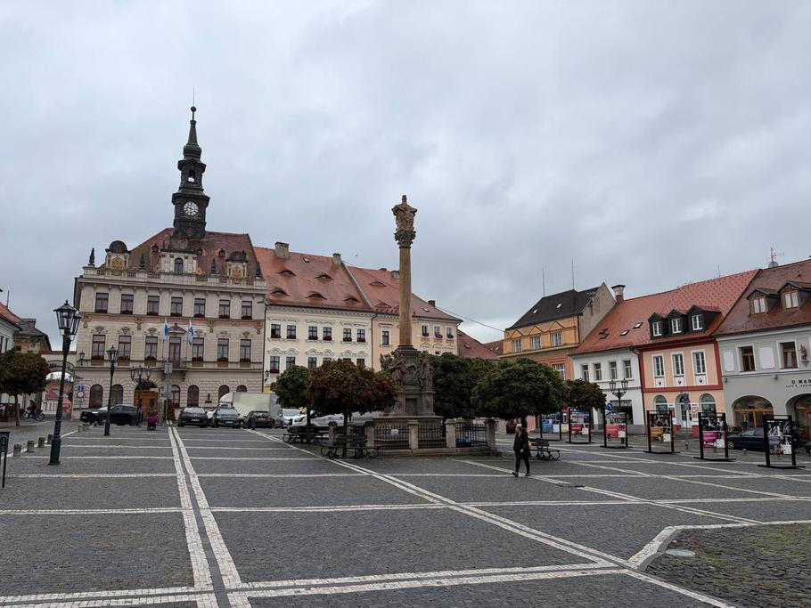 Náměstí T. G. Masaryka v České Lípě.