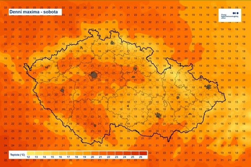 Předpověď počasí: velký víkendový zvrat. Podívejte se na mapu, jak bude u vás