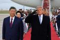 US President Donald Trump welcomes China's President Xi Jinping at Joint Base Andrews