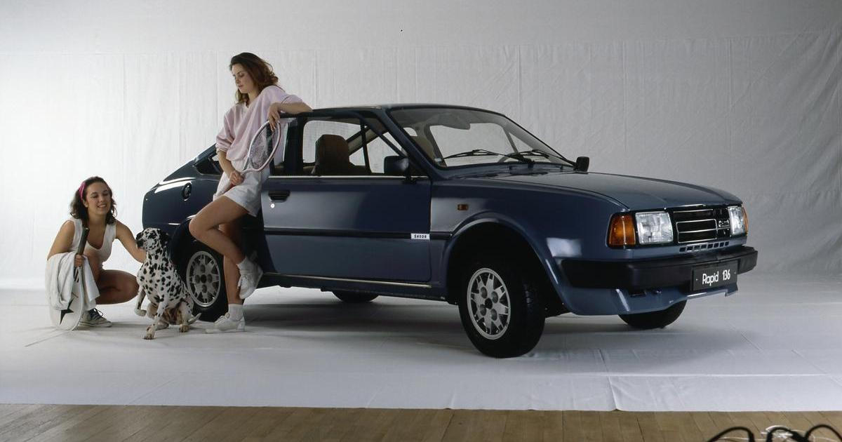 Zatékalo do ní a nebrzdila. Škoda Rapid z Bratislavy byla noční můrou, z Kvasin okouzlila Brity
