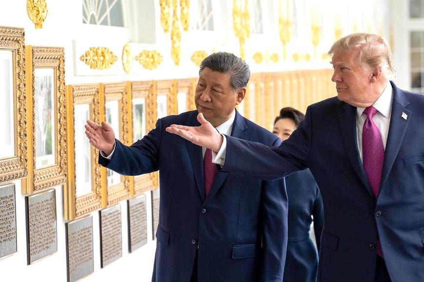 „Tohle je autopen...to je Biden.“ Trumpův výsměch exprezidentovi rozesmál Si Ťin-pchinga