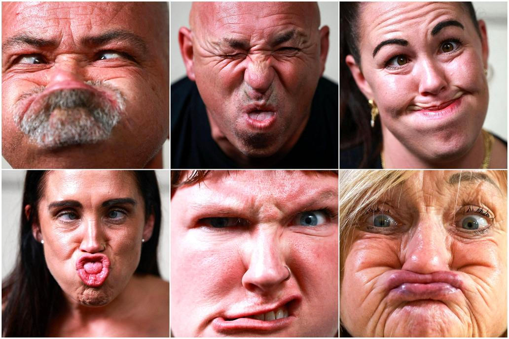 World Gurning Championships held during the Egremont Crab fair, in Egremont