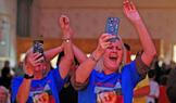 World Gurning Championships held during the Egremont Crab fair, in Egremont