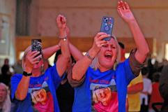 World Gurning Championships held during the Egremont Crab fair, in Egremont