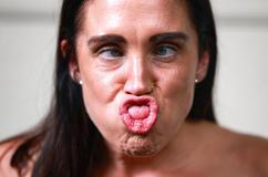 World Gurning Championships held during the Egremont Crab fair, in Egremont