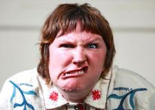 World Gurning Championships held during the Egremont Crab fair, in Egremont