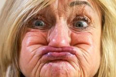 World Gurning Championships held during the Egremont Crab fair, in Egremont
