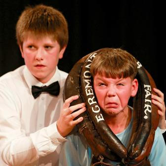 World Gurning Championships held during the Egremont Crab fair, in Egremont