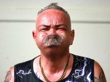 World Gurning Championships held during the Egremont Crab fair, in Egremont