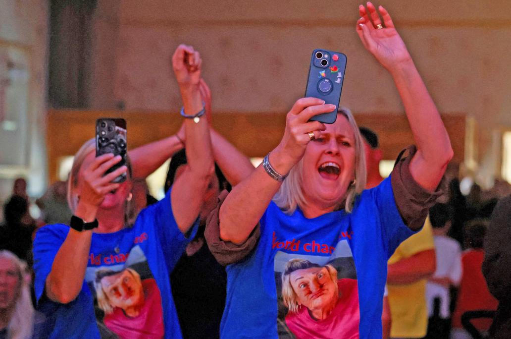 World Gurning Championships held during the Egremont Crab fair, in Egremont