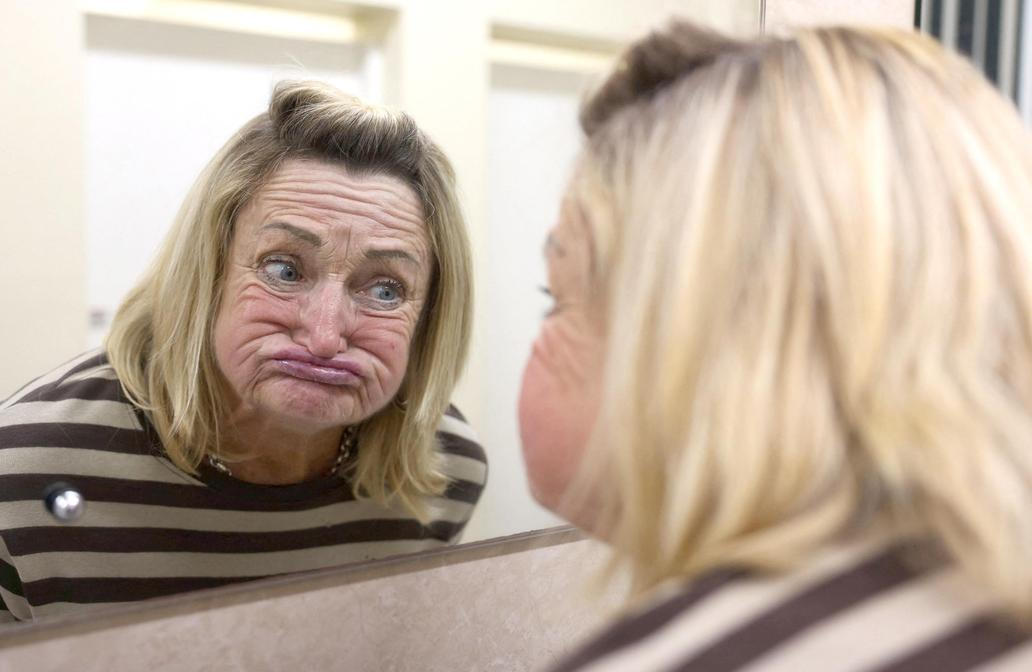 World Gurning Championships held during the Egremont Crab fair, in Egremont
