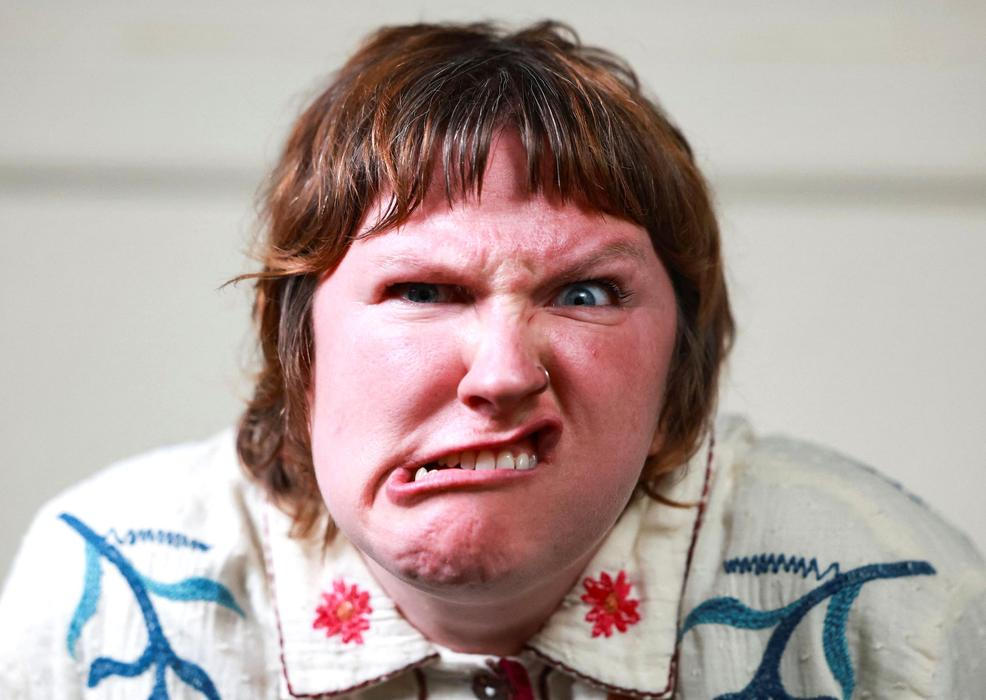 World Gurning Championships held during the Egremont Crab fair, in Egremont