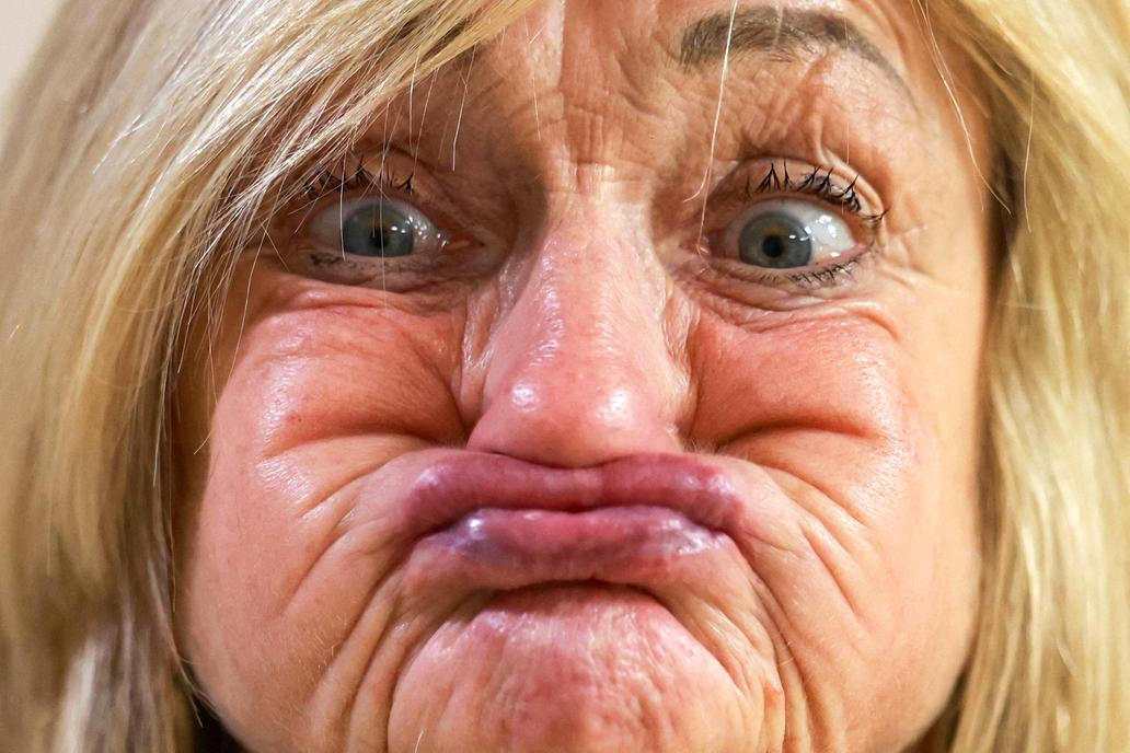 World Gurning Championships held during the Egremont Crab fair, in Egremont