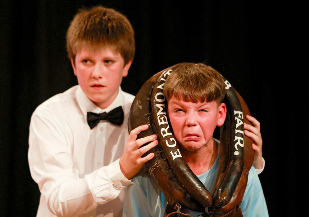World Gurning Championships held during the Egremont Crab fair, in Egremont
