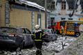 Russian drone strike in Kyiv