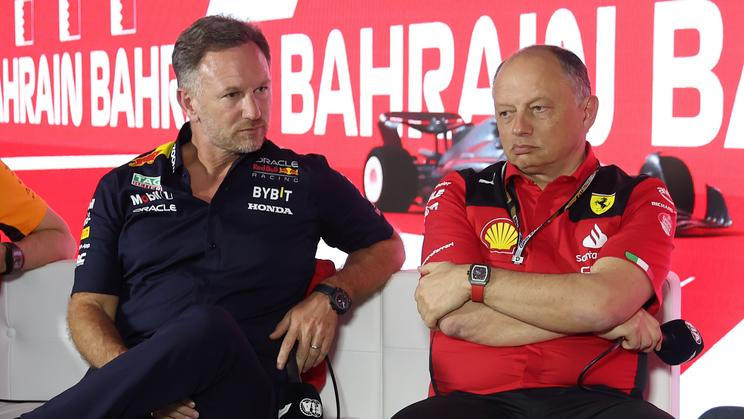 Christian Horner a Fréderic Vasseur