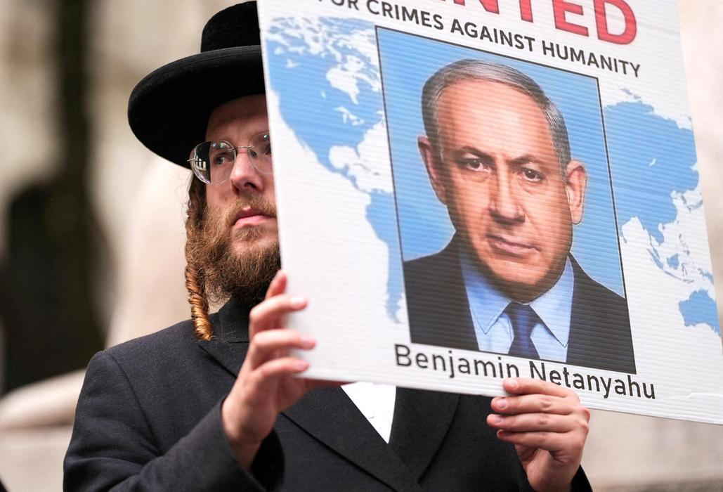 Protest ahead of Israeli Prime Minister Benjamin Netanyahu's address to the United Nations, in New York