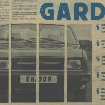 Historie kupé se začala psát v září 1981, kdy se na strojírenském veletrhu v Brně ukázala Škoda Garde, přímý předchůdce Rapidu.