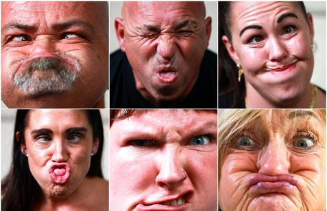 World Gurning Championships held during the Egremont Crab fair, in Egremont