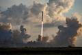 The SpaceX Starship and Super Heavy v3 Booster lift off on its 14h test flight