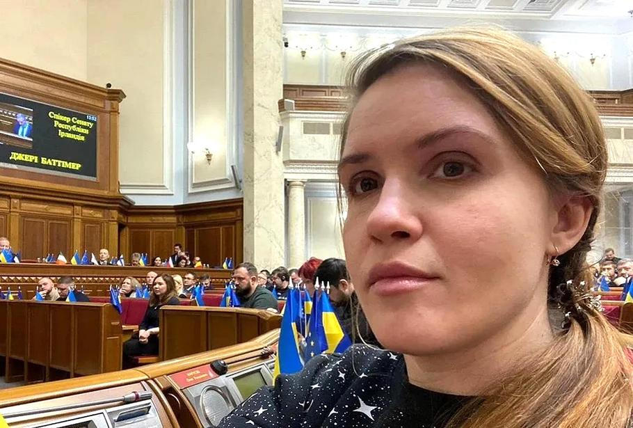 Ukrajinská poslankyně Mariana Bezuhla