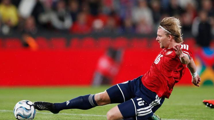 Pavel Šulc v zápase Ligy národů proti Anglii