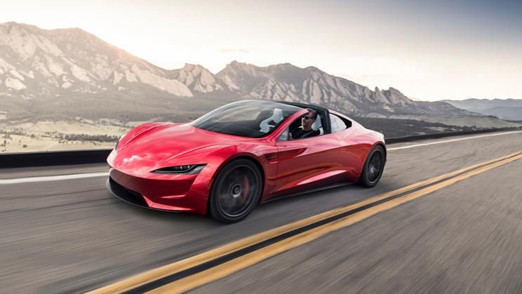 Tesla Roadster se jako prototyp ukázala už v listopadu 2017.