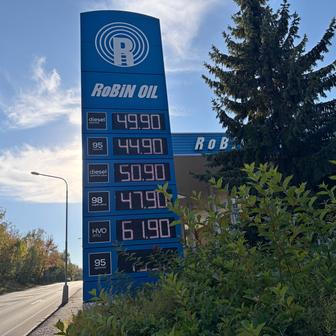 Ceny u Robin Oil ve středu odpoledne. Zatímco cena benzinu zůstala na svém...
