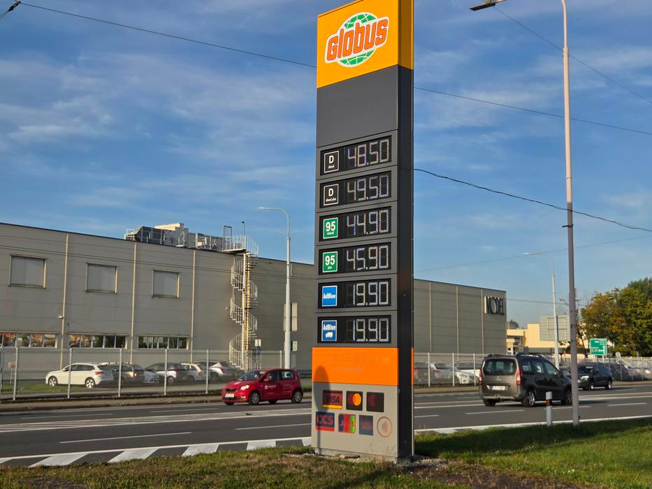 Objeli jsme také pumpy v Opavě.
