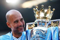 Trenér Manchesteru City Pep Guardiola s