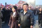 Kim Čong-un se svou dcerou Kim Ču-e.