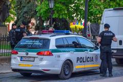 Kosice,slovakia.,Apr29,2023,A,Slovakian,Police,(policia),Car,In,Kosice.