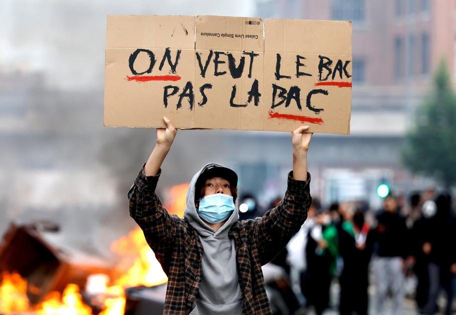 France High School Protests
