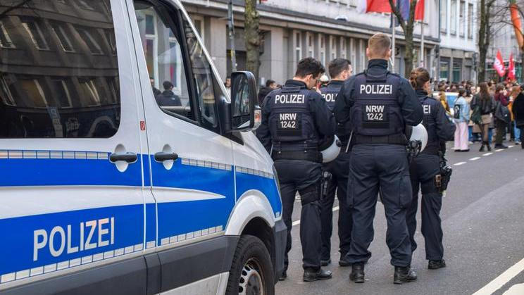 D?sseldorf,,Germany.,Mar9,2024.,The,North,Rhine-westphalia,(nrw),State,Police,(polizei)on