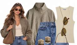 Kombinace jednoduchých podzimních outfitů