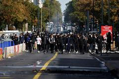 FILE PHOTO: French high school students protest in France