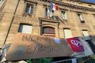 FILE PHOTO: French high school students protest in Paris
