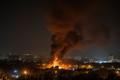 Russian missile strike in Kyiv
