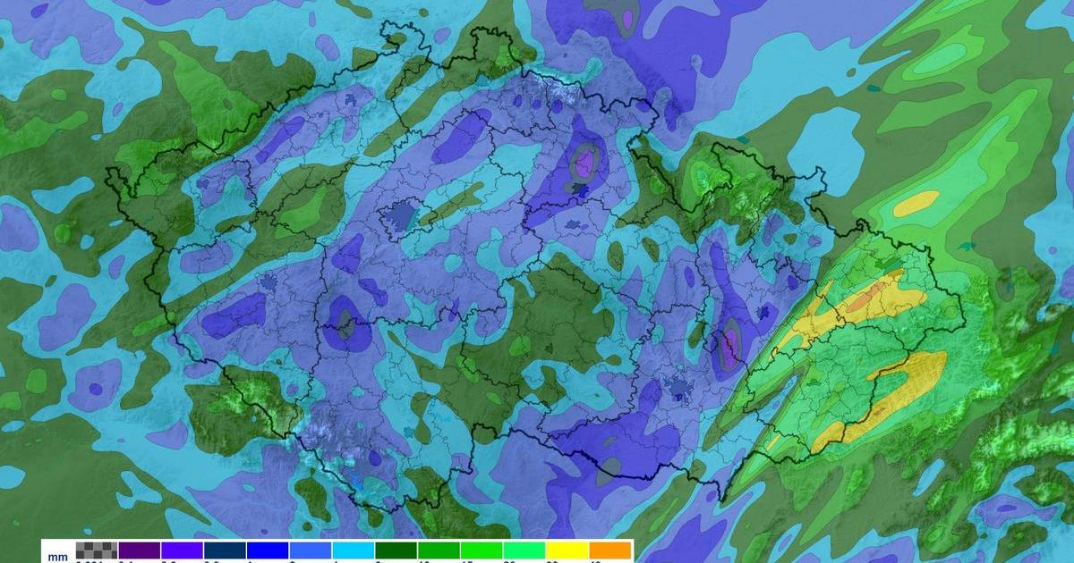 Předpověď počasí: Konec teplých dní. Mapa ukazuje, kdy přijde deštivý podzim