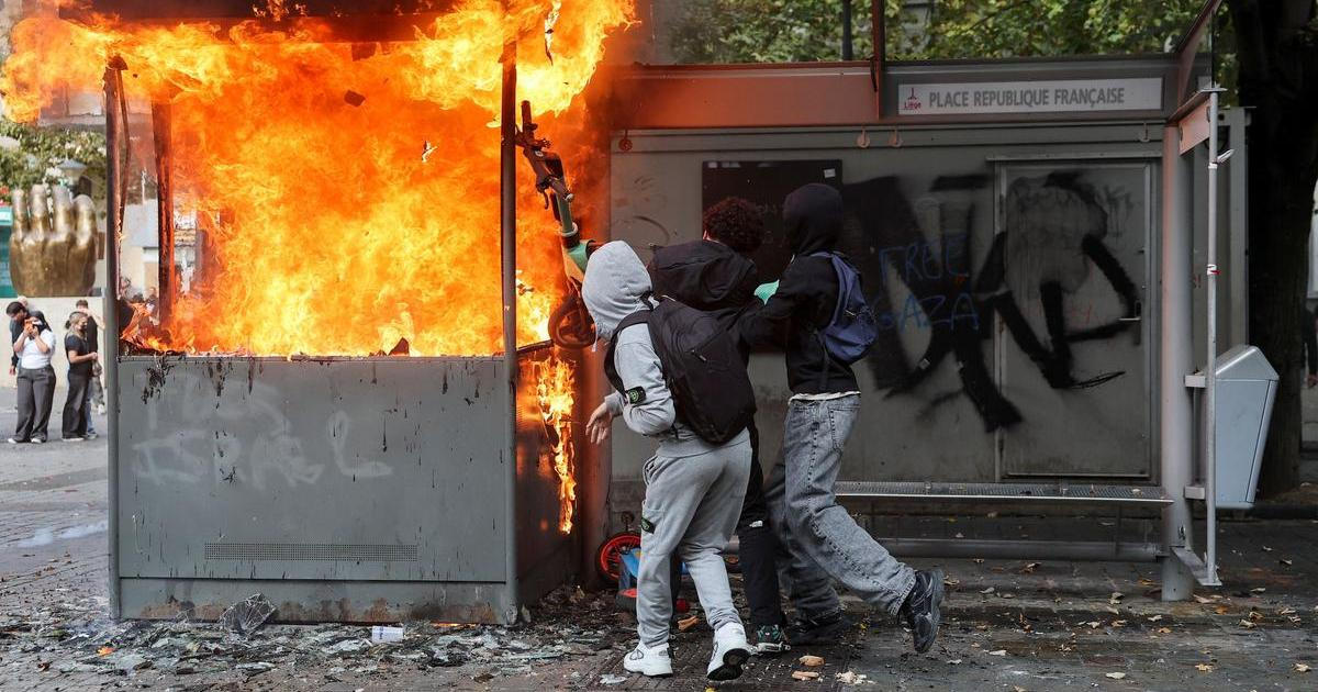 V belgickém Lutychu vypukly studentské protesty, inspirovali se ve Francii