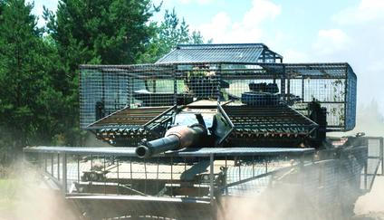 Ukrainian M1A1 AIM Abrams with anti drone cages, operated by 160th Mech Brigade