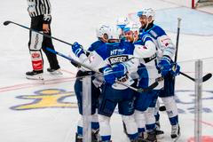 hráči, HC Kometa Brno, hokejisté, sportovci, radost