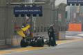 Havárie George Russella v Mercedersu ve sprintu v rámci Velké ceny Singapuru F1 2026