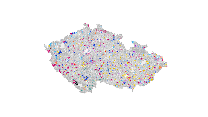 Průběžné výsledky komunálních voleb 2026 v okrscích, 00.15